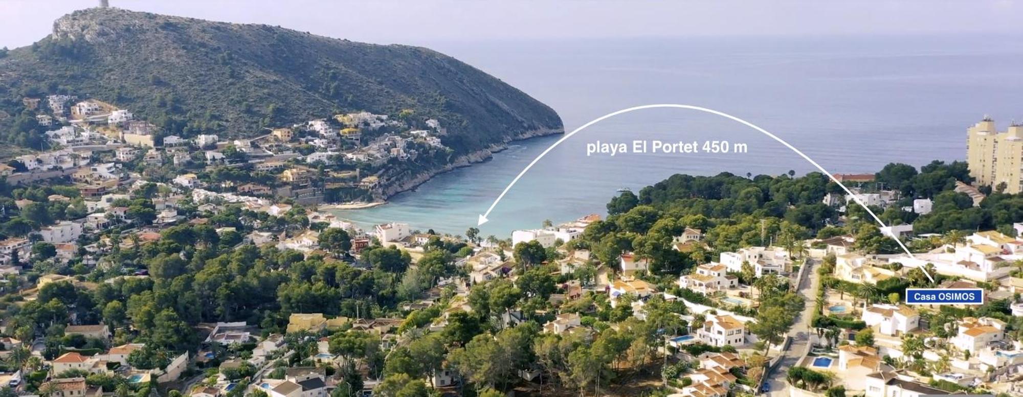 Casa Osimos Portet 450 M Moraira Eksteriør billede